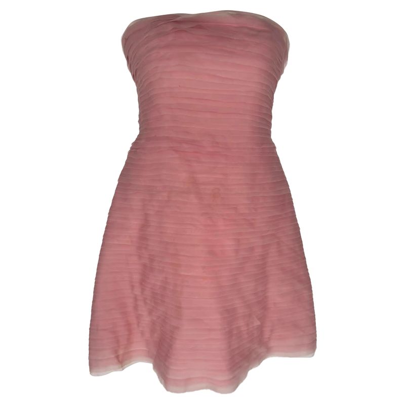 Aje Soundscape Mini Dress In Pink Nylon